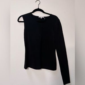 Helmut Lang one sleeve scuba-light top